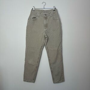 Vintage Riveted Tan High-rise Lee Jeans